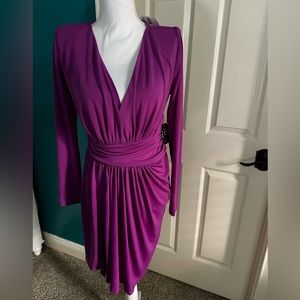 NWT express small purple cocktail dress